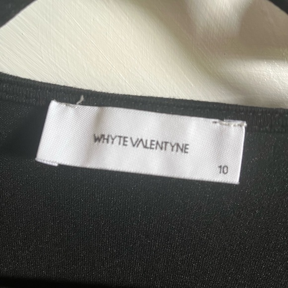 White Valentine Black Dress - Picture 4 of 4